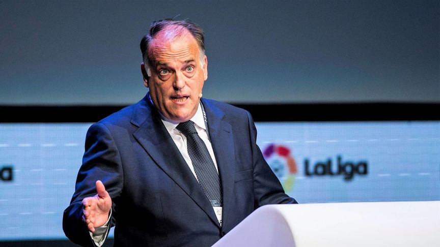 Tebas afirma partido en Miami se mantiene y que habrá novedades esta semana
