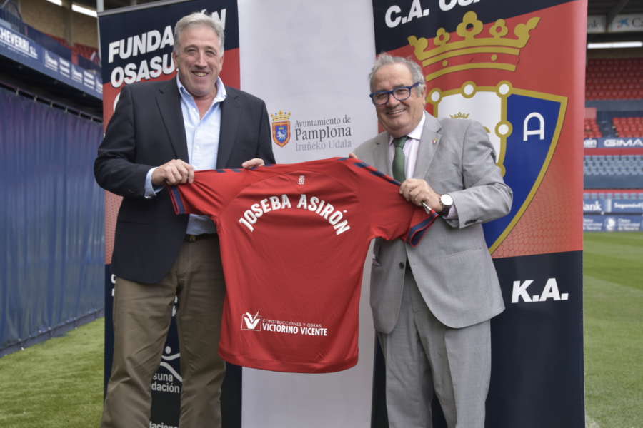 Firmado convenio colaboración entre el club atlético Osasuna y el Ayuntamiento de Pamplona