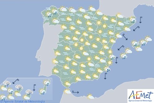 Hoy vuelven las precipitaciones a España