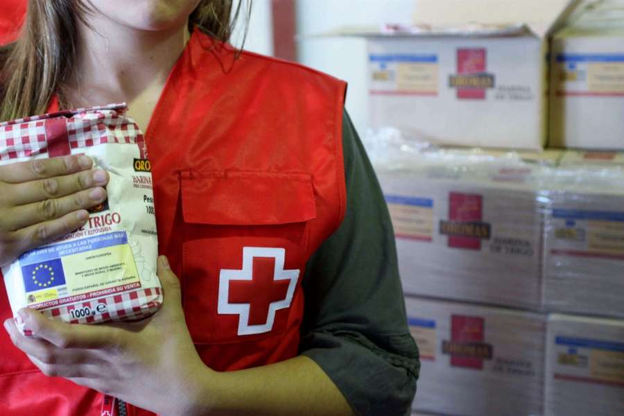 Cruz Roja distribuye más de 167.000 kilos de alimentos en Navarra