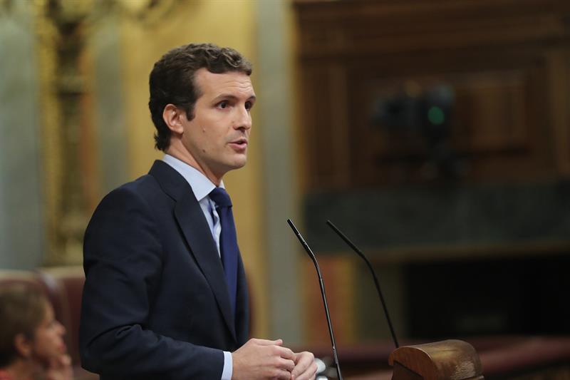Casado acusa a Sánchez de ser 