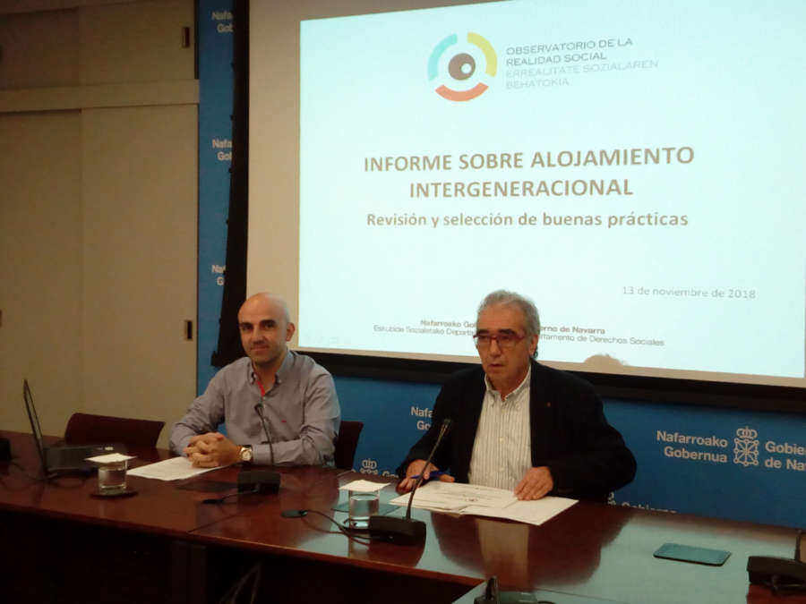 El Gobierno de Navarra presenta un estudio sobre la vivienda intergeneracional