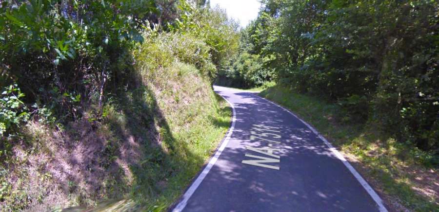 Herida una mujer de 70 años en una salida de vía en Azcárate