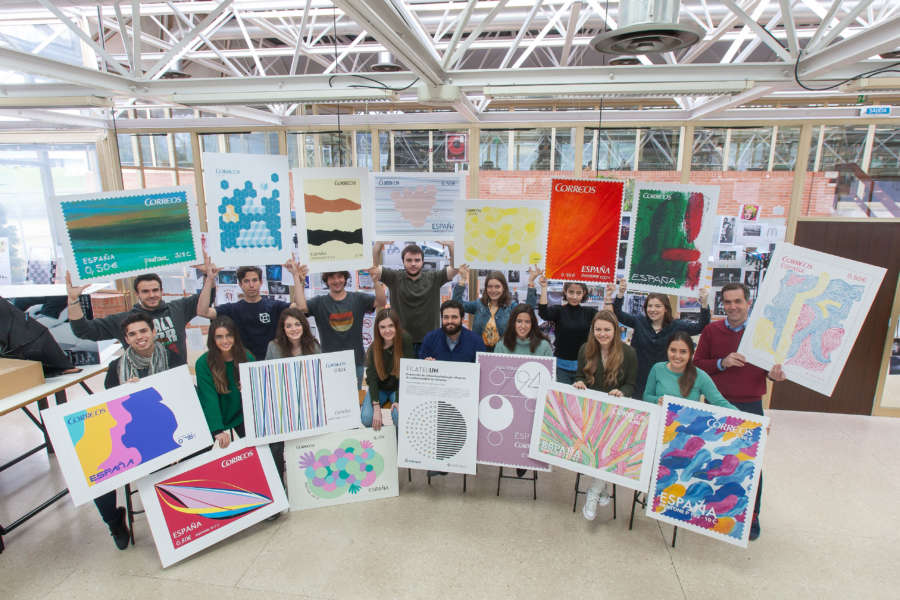 Alumnos de Diseño de la Universidad de Navarra organizan clausuran Filateliun