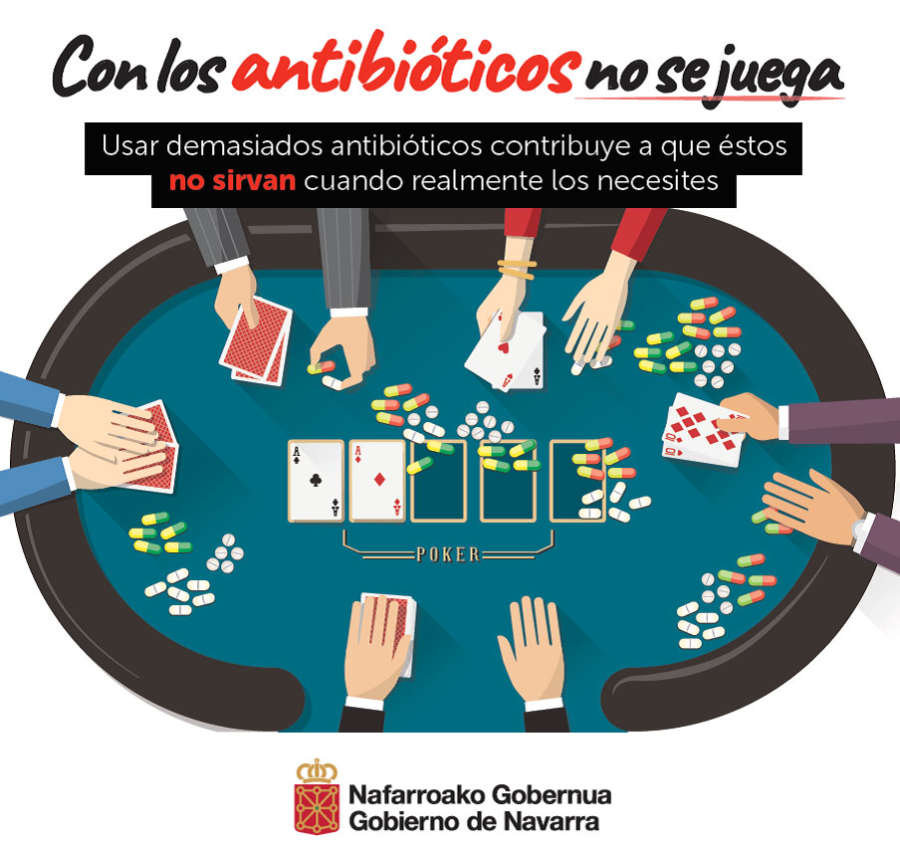 El Gobierno de Navarra insta a la utilización sensata de los antibióticos en el Día Europeo del uso prudente