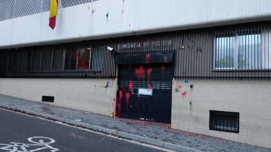 Ataque de Arran contra la comisaría de Policía Nacional en Tarrasa