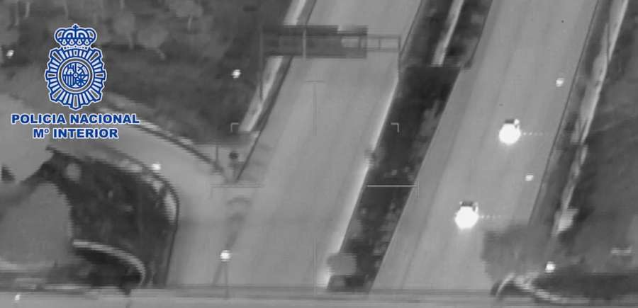 La Policía Nacional detiene a dos aluniceros  tras una peligrosa persecución en la M-40