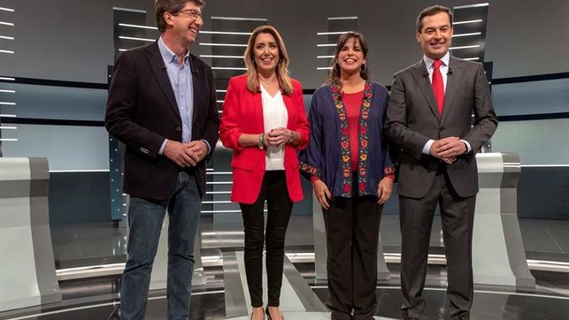 Los líderes cierran la campaña andaluza de tintes nacionales