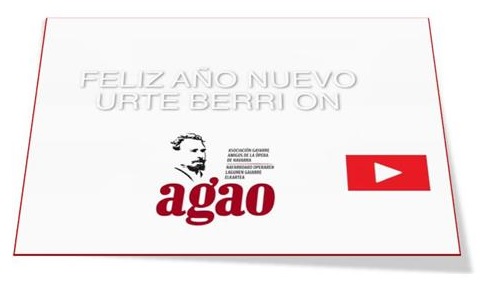 Vídeo.- AGAO felicita el Año 2019 y la Navidad