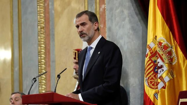 Felipe VI afirma su compromiso como garante de los valores de la Constitución