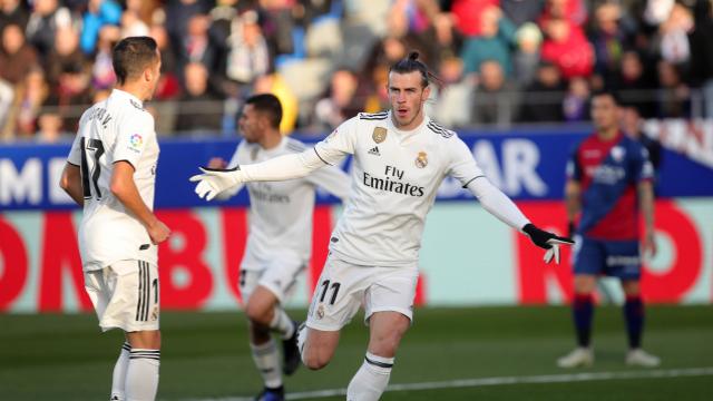 0-1. Bale desequilibra la balanza en El Alcoraz