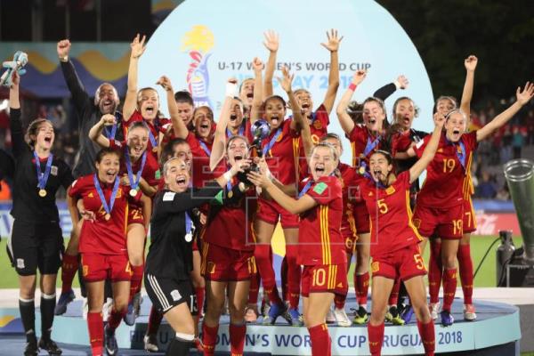 2-1. España gana ante México su primer Mundial femenino Sub'17
