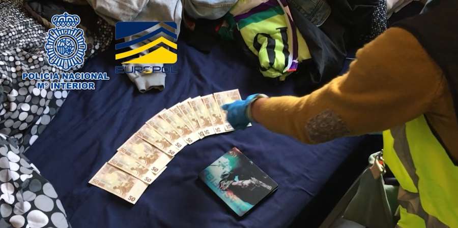 Detenidos por distribución de dinero falso por todo España adquirido en la darknet