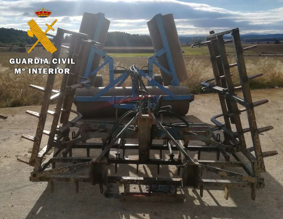Detenido por robar un apero agrícola en Lerín (Navarra)