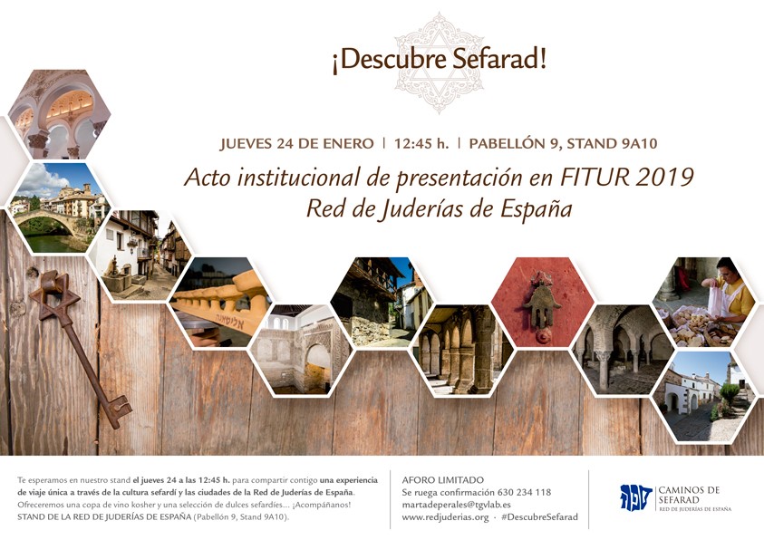 Las juderías de Estella y Tudela se promocionan en FITUR 2019