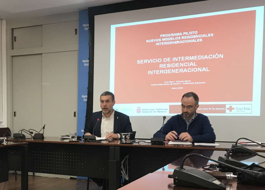 El Gobierno de Navarra y Cruz Roja crean un alojamiento intergeneracional