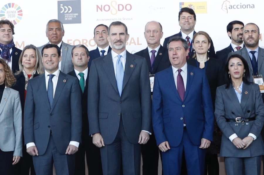 Moreno expresa ante el rey el compromiso de Andalucía frente al separatismo