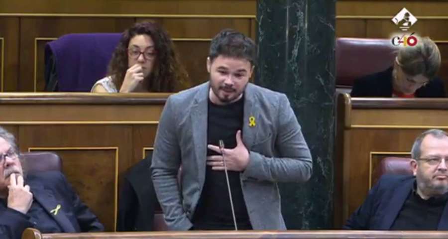 Rufián dice que Podemos ofreció la cabeza de Borrell por apoyar los presupuestos