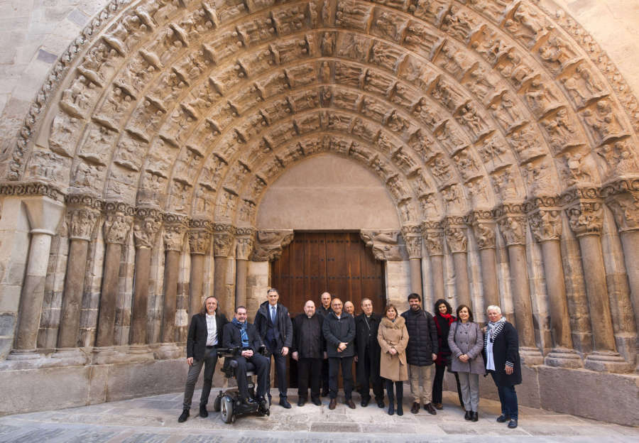 Concluye la restauración de la Puerta del Juicio de la Catedral de Tudela