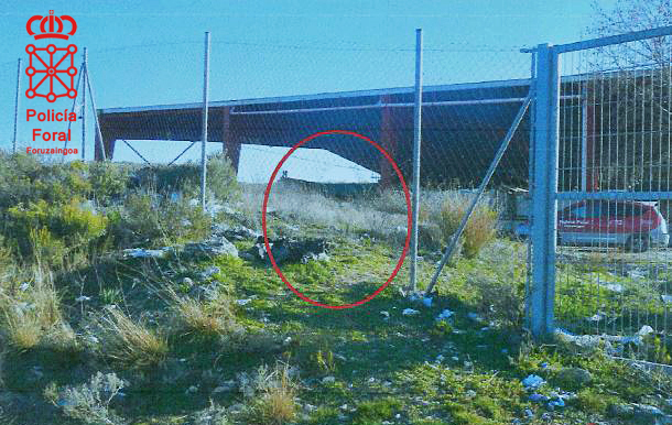 Tres detenidos por robo con fuerza en planta de residuos urbanos de Carcar (Navarra)