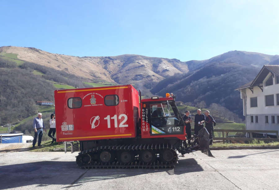 Vehículo de rescate en nieve para bomberos voluntarios de Valcarlos (Navarra)