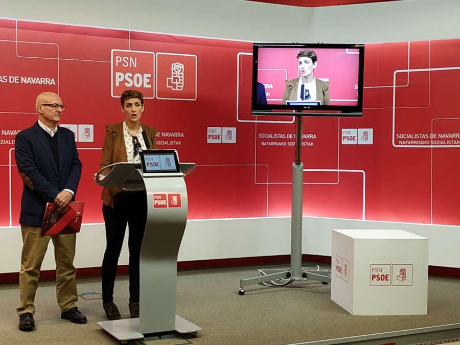 Chivite subraya el compromiso del PSN-PSOE con el Canal de Navarra