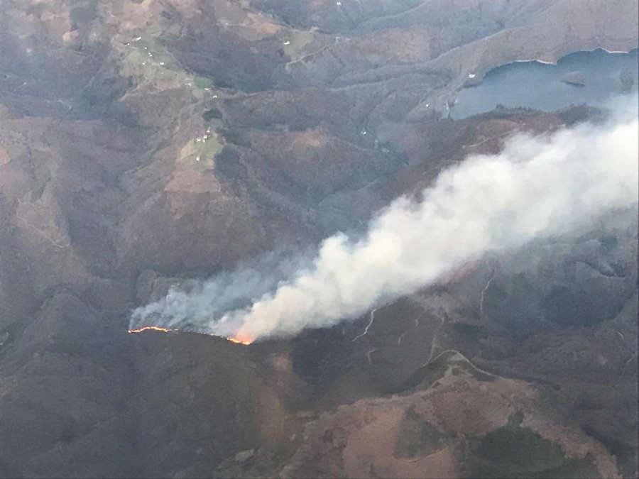 Dos nuevos incendios queman en Goizueta 17 hectáreas