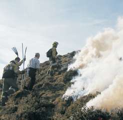 Prohibidas las quemas prescritas en zonas cantábrica, pirenaica y Ribera, por elevado riesgo de incendio