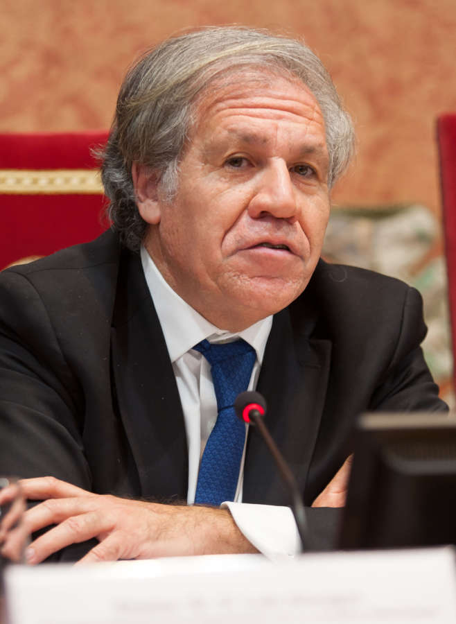 Luis Almagro (OEA) confía en que la ayuda humanitaria llegue a Venezuela “de forma pacífica”