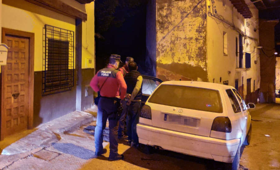 Detenido en Lodosa tras darse a la fuga en un control policial en Mendavia