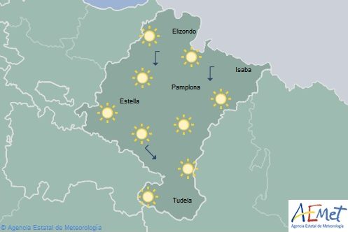 En Navarra descenso de temperaturas mínimas