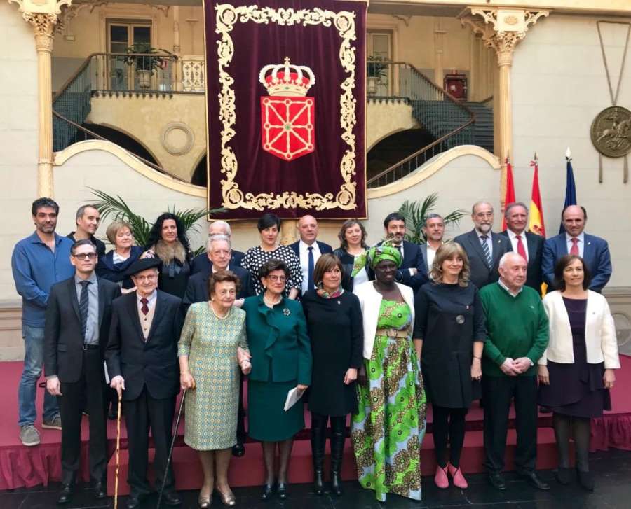 Barkos agradece a las Cruces de Carlos III su aportación a una Navarra mejor