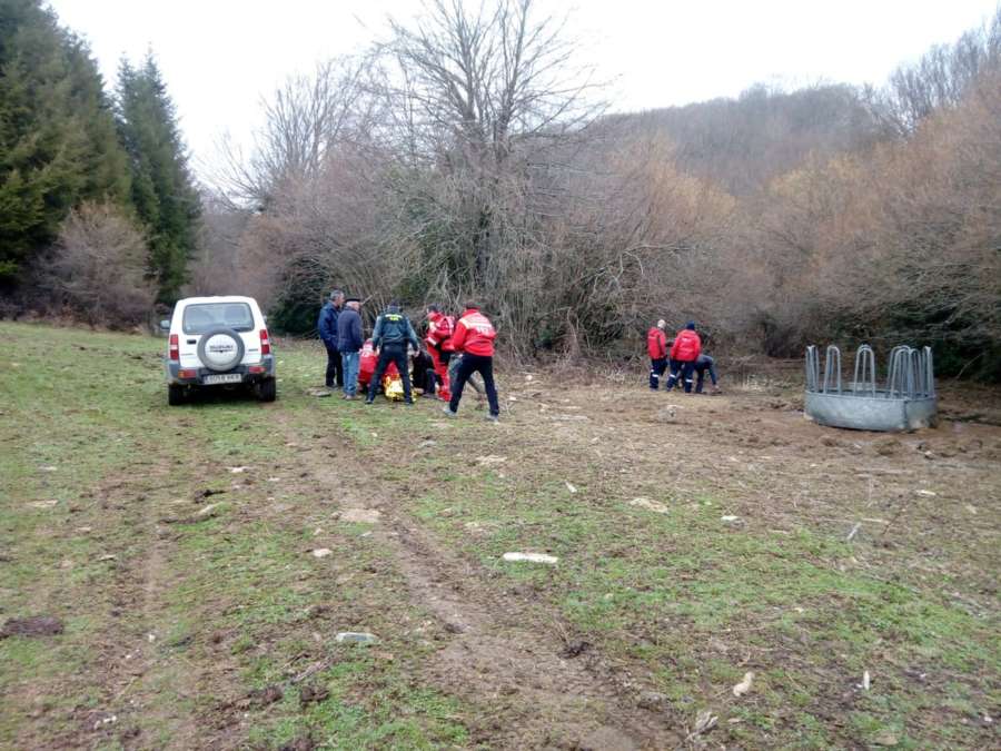 Localizado con hipotermia un hombre de 89 años extraviado desde ayer en Burguete (Navarra)