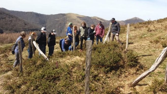 Delegación de Idaho visita la finca experimental de INTIA en Roncesvalles