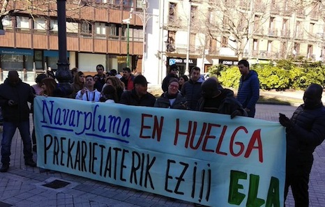 La plantilla de Navarpluma logra su primer convenio de empresa tras 41 días de huelga