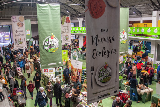La IV Feria Navarra Ecológica cierra tres días de éxito en venta directa y afluencia de público