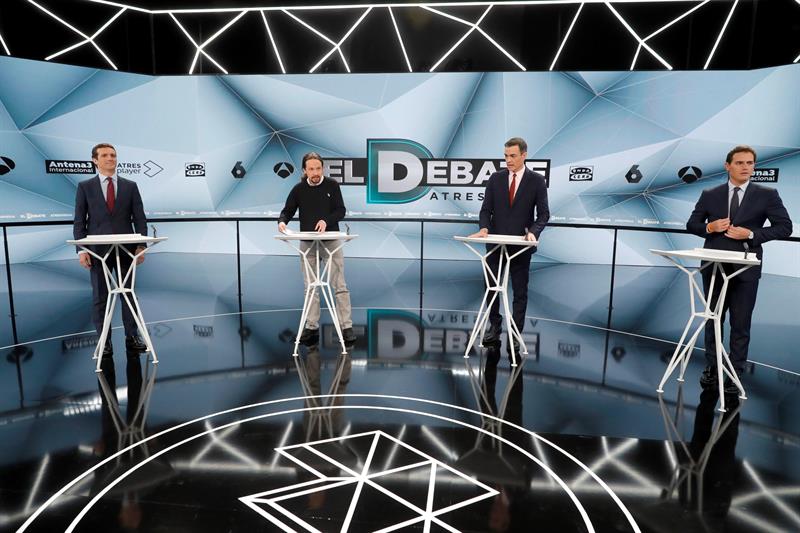 Las falsedades de los candidatos en el debate electoral del 10N