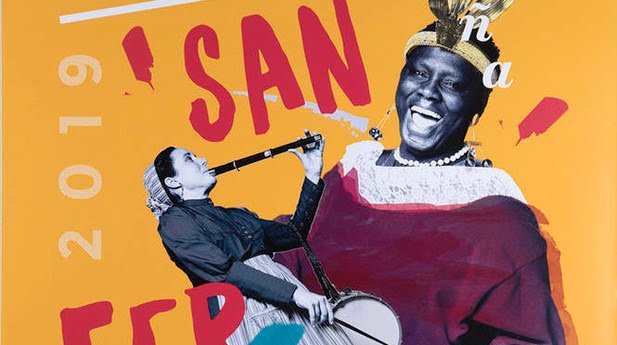 28-A y 26-M: Navarra Suma pide retirar el cartel de San Fermín con imagen de una candidata de Bildu