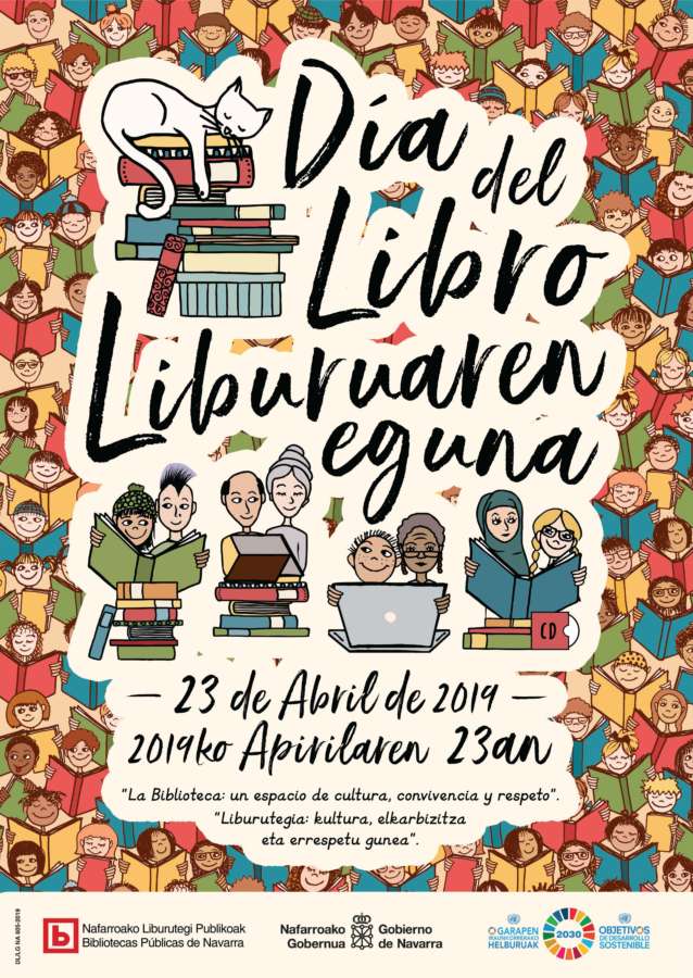 AGENDA: 23 de abril al 3 de mayo, en la Biblioteca pública de Navarra, celebración del 'Día del Libro'