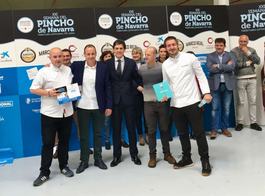 Basarri Berri 'Oro' entre los 5 ganadores de la XXI Semana del Pincho de Navarra