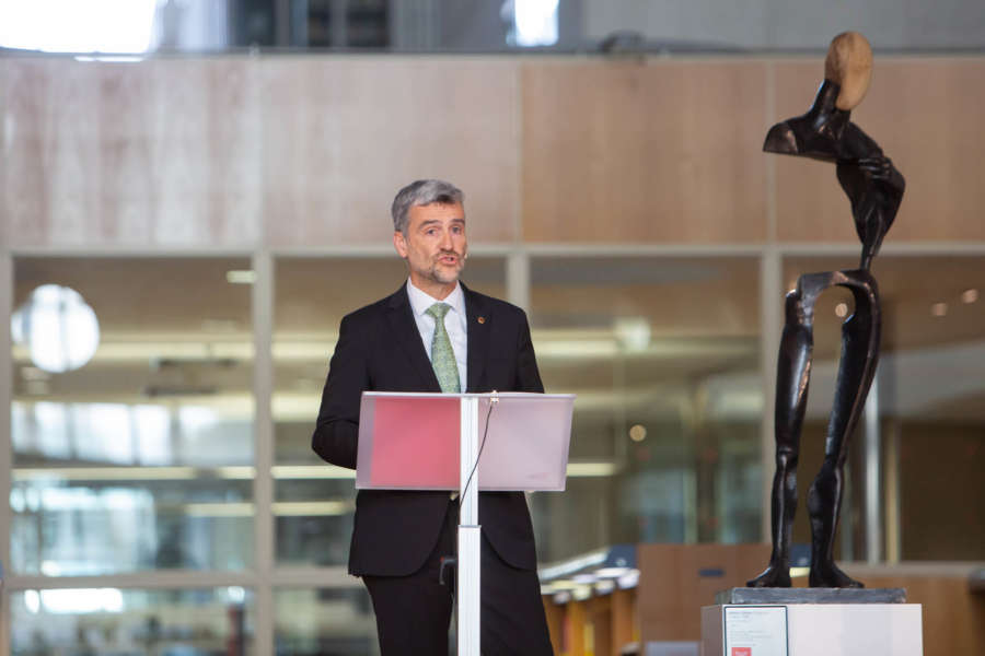 La UPNA celebra en la Biblioteca el Día de la Universidad con la presentación del Plan de Vinculación con la sociedad