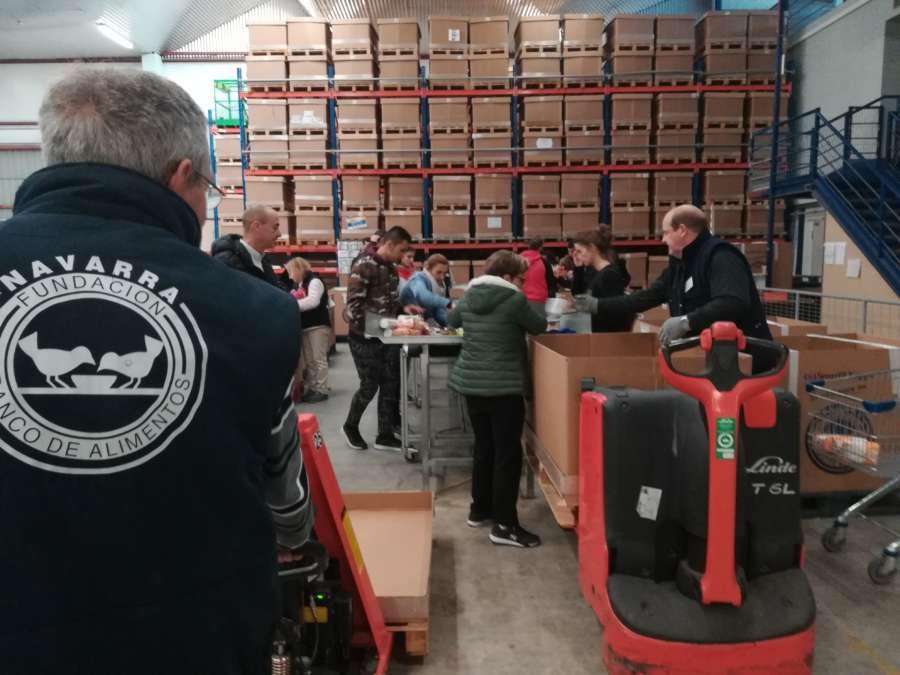 El BAN distribuyó en 2018 comida para más de 28.000 personas en Navarra