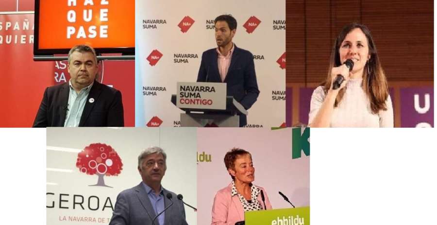 Candidatos navarros relajan los nervios este sábado con la familia y amigos