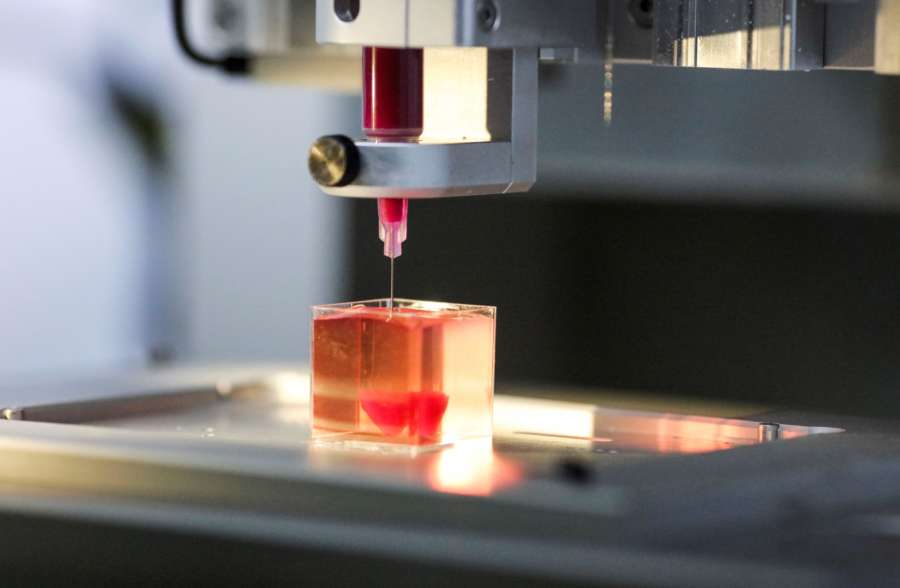 Investigadores hacen con tejido humano en impresora 3D un corazón que palpita