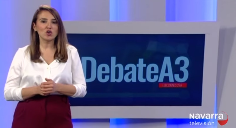 28-A: Navarra Televisión organiza el debate a tres