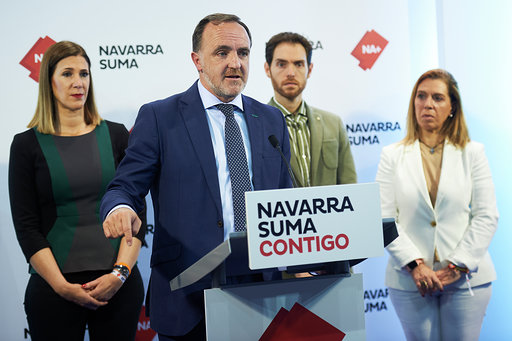 28-A.-Esparza: “Navarra Suma es la opción de todos los que no quieren a los nacionalistas ni en los gobiernos de España, ni de Navarra”