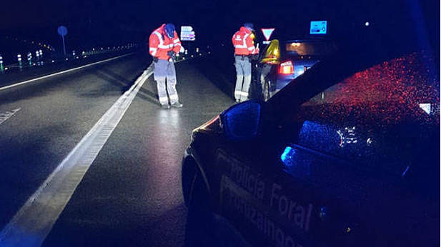 Denunciado en Tudela un taxista por consumo de drogas y posesión de armas