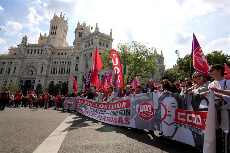 El futuro Gobierno centra la celebración de un Primero de Mayo reivindicativo