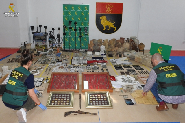 Detenidos en España por expolio, falsificación y venta de bienes arqueológicos