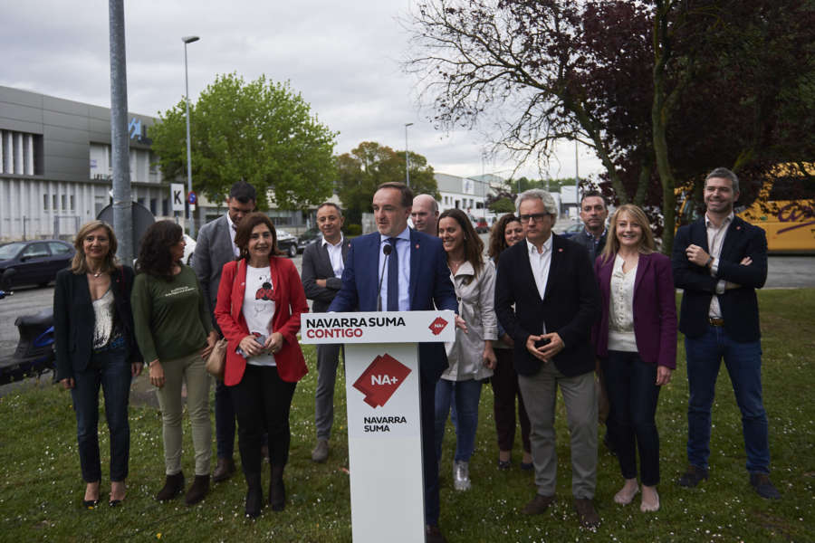 26M: Esparza (Navarra Suma) asume el reto de lograr el pleno empleo en Navarra